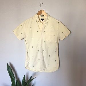 J. Crew oxford in cactus print